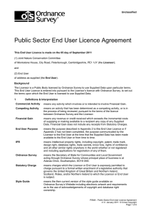 End User Licence