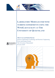 laboratory modules for wind turbine experiments using the windlab