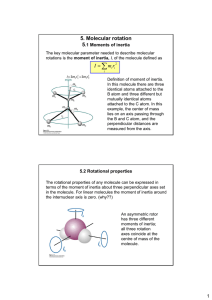 5. Molecular rotation