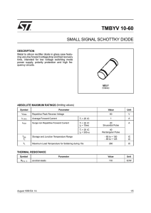Small signal Schottky diode