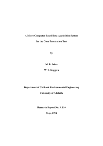 A Micro-Computer Based Data Acquisition System for the Cone