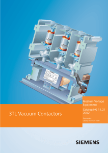 3TL Vacuum Contactors