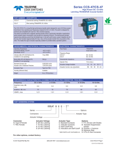 CCS-47S LATCHING