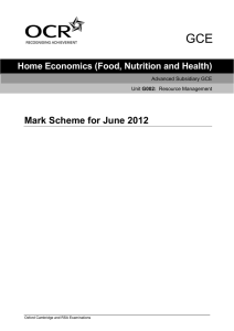 MARK AND ANSWER SCHEME 1071