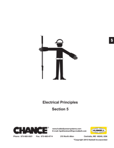 Electrical Principles Section 5 5