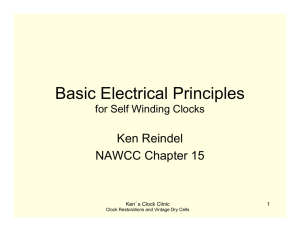 Basic Electrical Principles--SWC