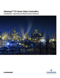 Valvetop™ TV-Series Valve Controllers