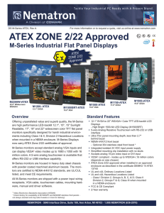 ATEX ZONE 2/22 Approved