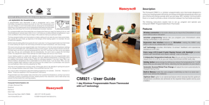 CM921 - User Guide