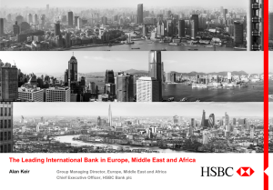 The Leading International Bank in Europe, Middle East and Africa