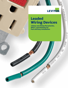 Leaded Wiring Devices