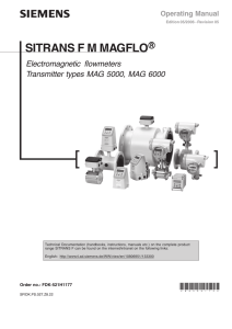 SITRANS F M MAGFLO - Lesman Instrument Company