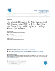 The Integrated Control of the Rotor Side and Grid