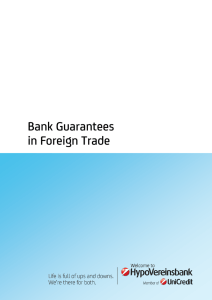 Bank Guarantees in Foreign Trade