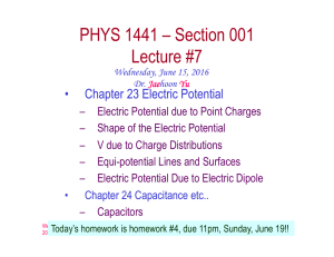 PHYS 1441 – Section 001 Lecture #7
