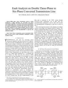 Fault Analysis on Double Three-Phase to Six