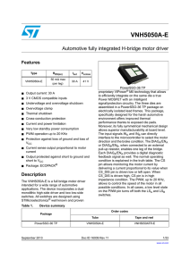 VNH5050ATR-E datasheet