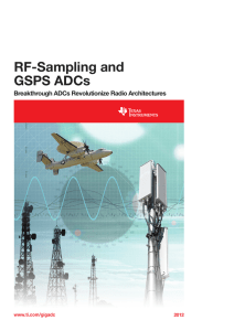 RF-Sampling and GSPS ADCs: Breakthrough ADCs Revolutionize