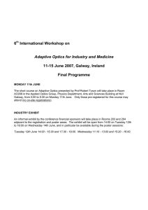 6th International Workshop on Adaptive Optics for