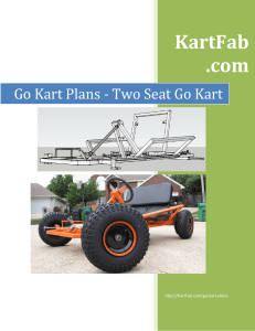 Go Kart Plans - Two Seat Go Kart