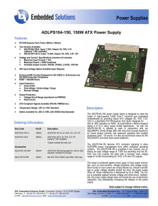 ADLPS104-150 Datasheet - ADL Embedded Solutions