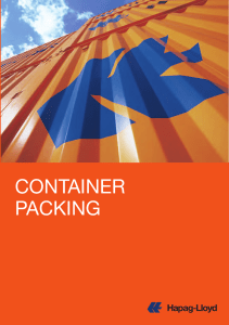 container packing - Hapag