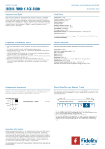 Monthly Factsheets