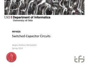 Switched-Capacitor Circuits