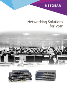 Networking Solutions for VoIP