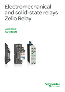 Electromechanical and solid-state relays Zelio