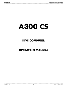 A300 CS Operating Manual