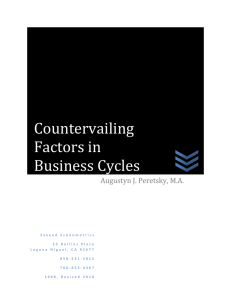 Countervailing Factors in Business Cycles