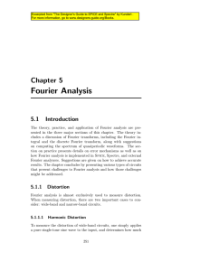 Fourier Analysis - The Designer`s Guide Community