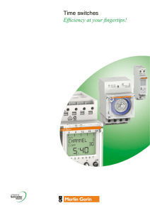 Time switches - Schneider Electric
