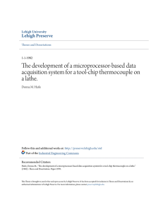 The development of a microprocessor