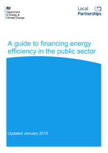 A guide to financing energy efficiency in the public sector