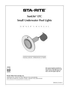 SunLite® LTC Small Underwater Pool Lights