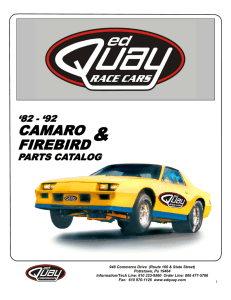 camaro firebird - ed Quay Race Cars