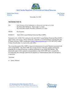 2010-Sept - CHPP Draft Report - North Carolina General Assembly