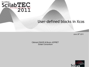 User-defined blocks in Xcos