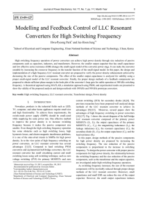 Modelling and Feedback Control of LLC Resonant Converters for