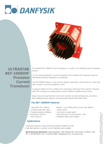 ULTRASTAB 867-1000IHF Precision Current Transducer
