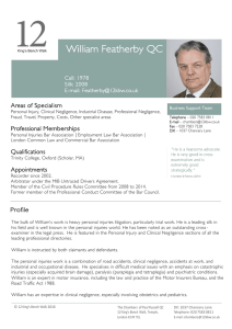 William Featherby QC - 12 King`s Bench Walk