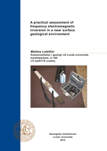 A practical assessment of frequency electromagnetic inversion in a