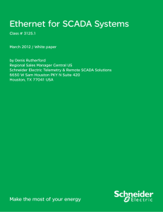 Ethernet for SCADA Systems