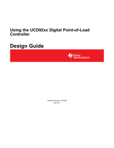 Using the UCD92xx Digital Point-of-Load