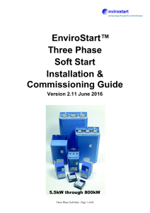 EnviroStart™ 3 Phase Soft Starts