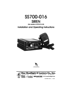 SS700-016 Siren REV J