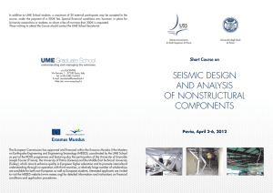 seismic design and analysis of nonstructural