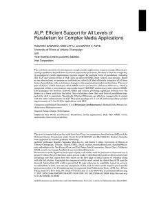 ALP: Efficient Support for All Levels of